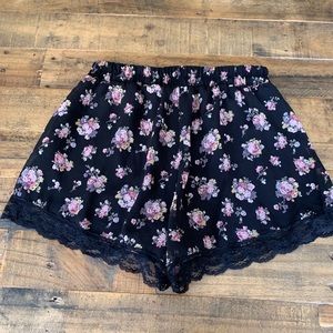 Floral Flowy Shorts